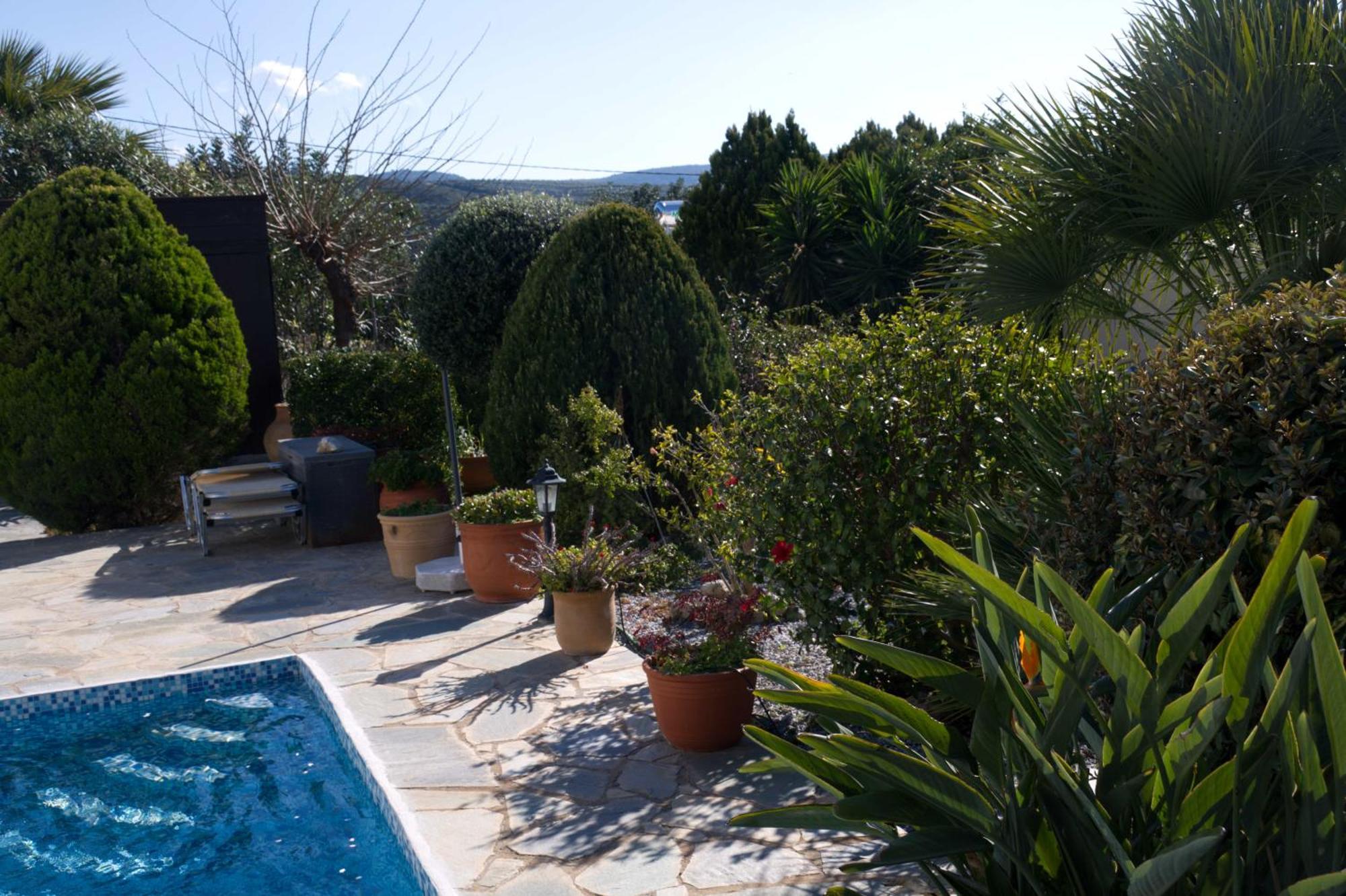Gemuetliche Villa Mailin Priv. Pool Schoene Aussicht Skouloufia Exterior photo