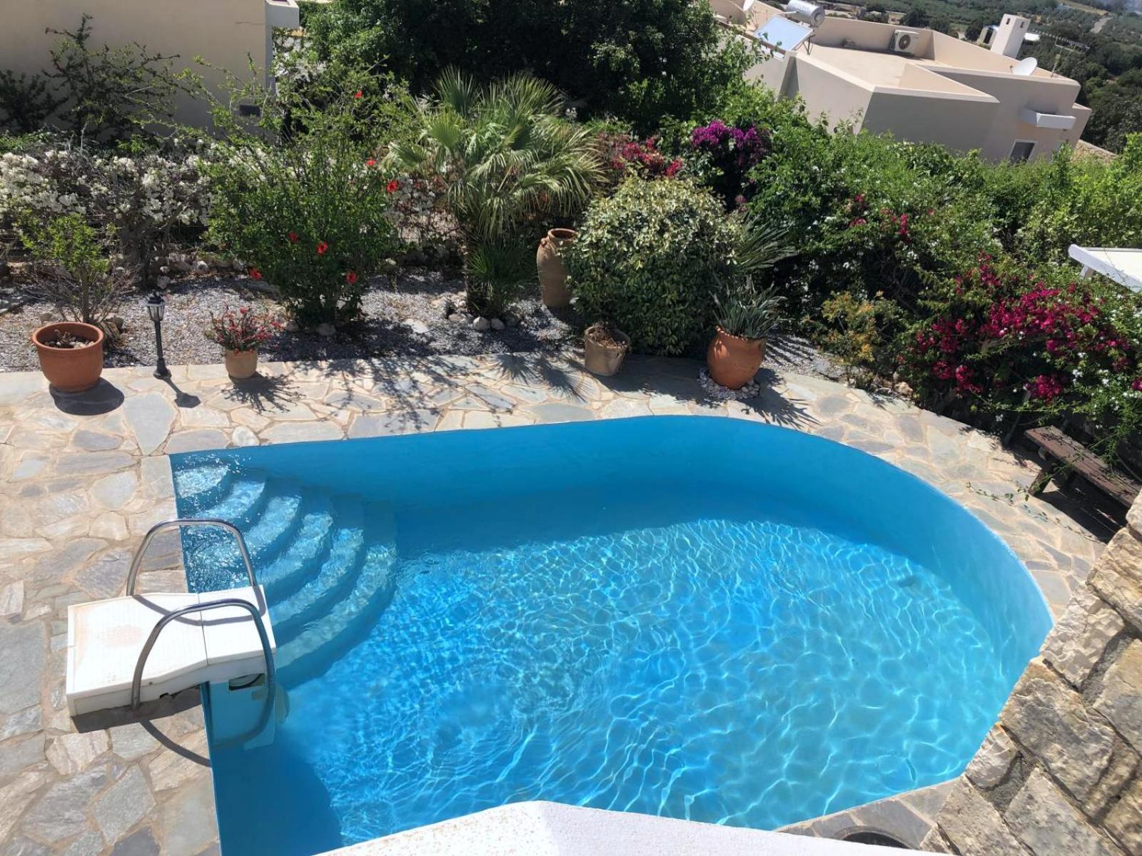 Gemuetliche Villa Mailin Priv. Pool Schoene Aussicht Skouloufia Exterior photo