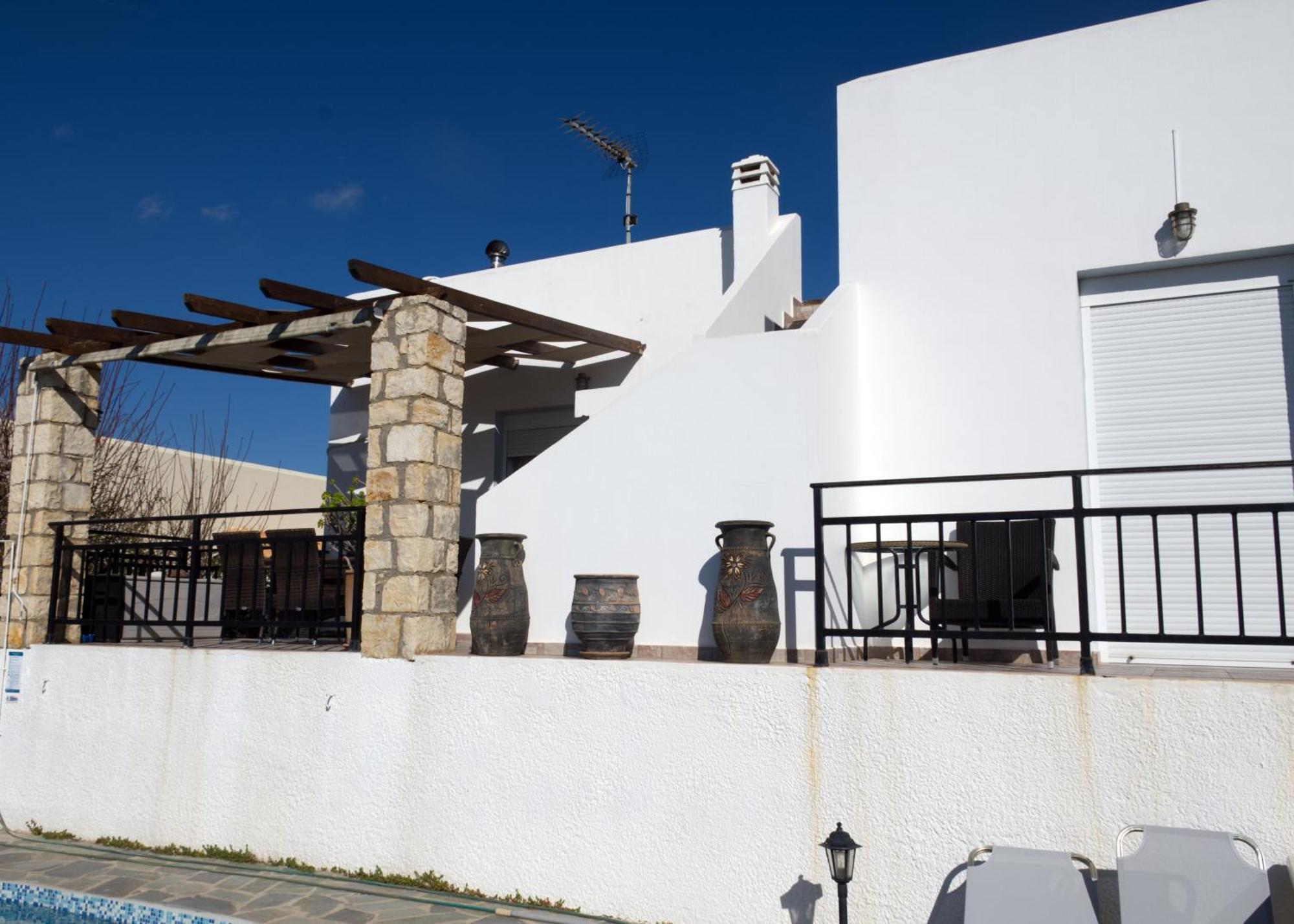 Gemuetliche Villa Mailin Priv. Pool Schoene Aussicht Skouloufia Exterior photo