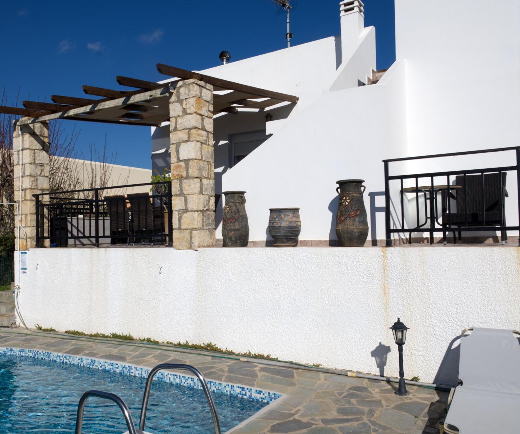 Gemuetliche Villa Mailin Priv. Pool Schoene Aussicht Skouloufia Exterior photo