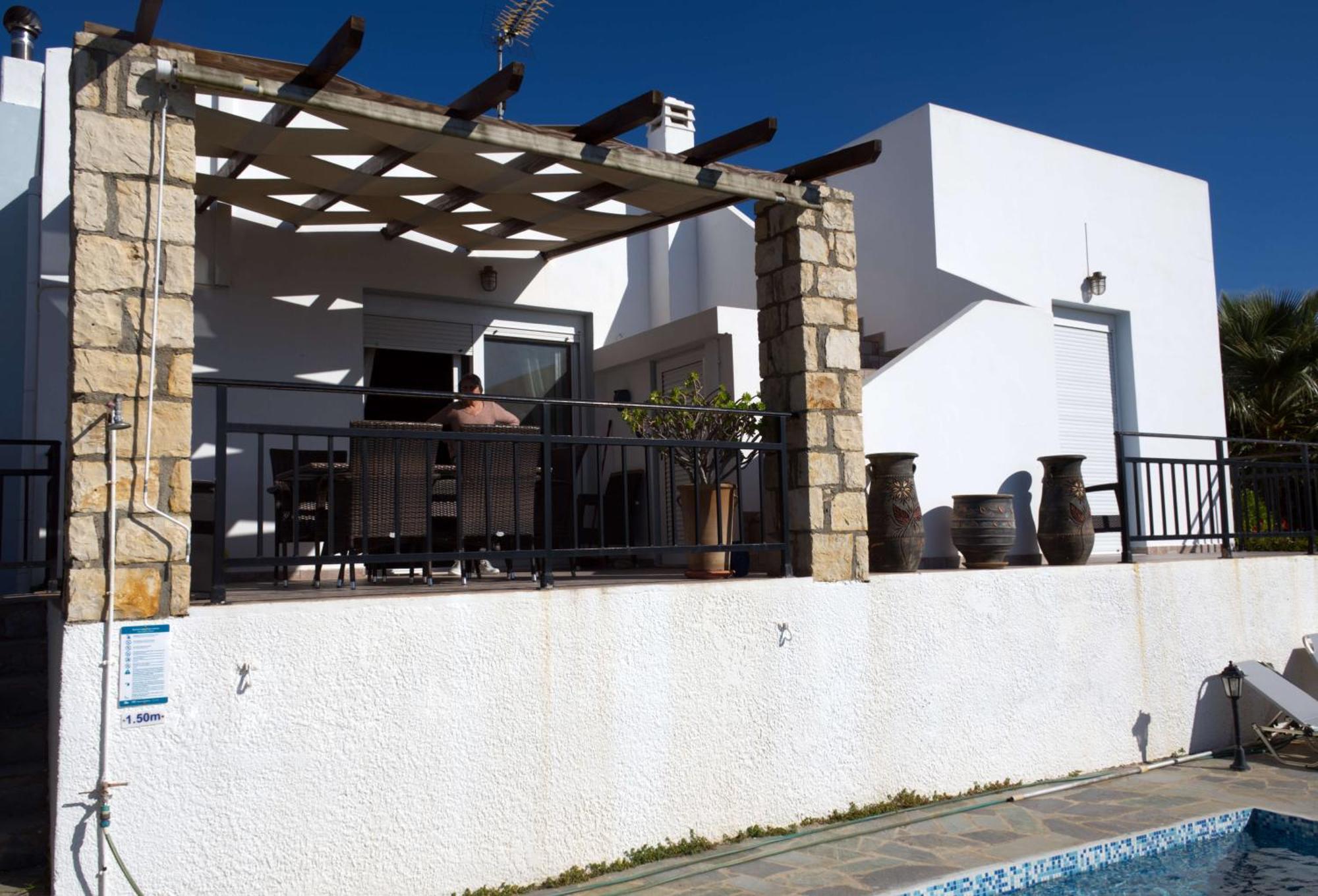 Gemuetliche Villa Mailin Priv. Pool Schoene Aussicht Skouloufia Exterior photo